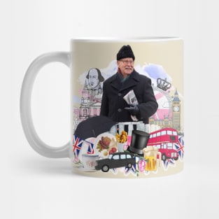 England Collage Concept Mug